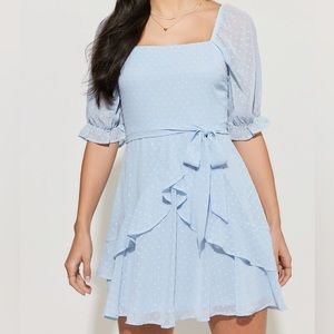 Sheila Swiss Dot Mini Dress